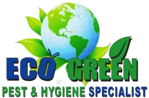 eco green pest and hygiene logo